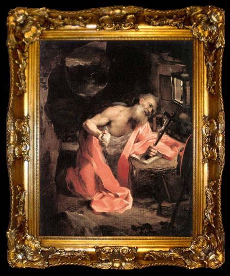 framed  BAROCCI, Federico Fiori St Jerome, ta009-2